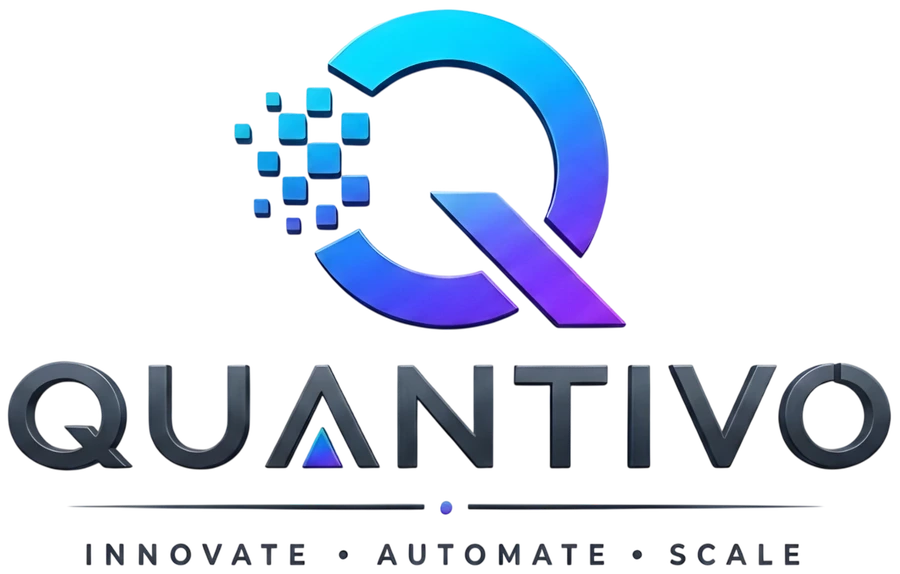 Quantivo logo — Innovate. Automate. Scale.